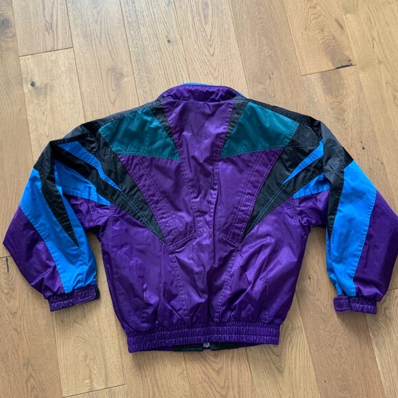 Phenix Alpine Vintage Retro Ski Insulated Hooded Full Zip Jacket 80s 90s Size 16 - Picture 13 of 16